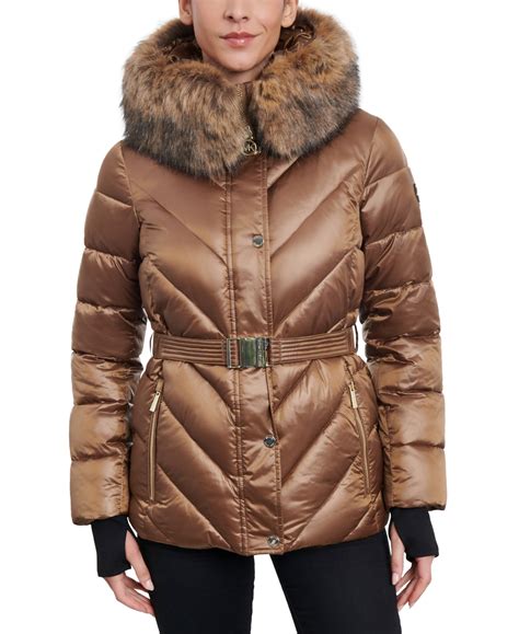 michael kors hooded parka|Michael Kors husk waterproof coat.